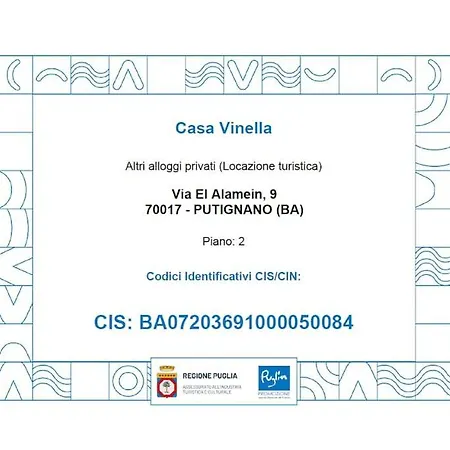 Apartamento Casa Vinella Putignano